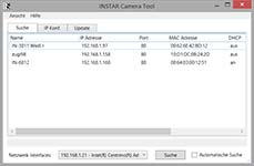 INSTAR IP Kamera Tool für Windows