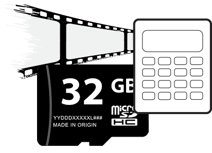 Wie viele Aufnahmen passen auf eine SD Karte, jetzt Speicherkarten-Größe berechnen