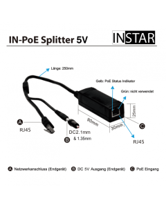 PoE Splitter 5V