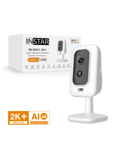 IN-8401 2K+ white / HomeKit security camera with ethernet and WiFi