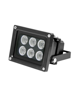 IN-906 Hi-Power Infrared Spotlight with 940nm invisible IR LEDs (black)