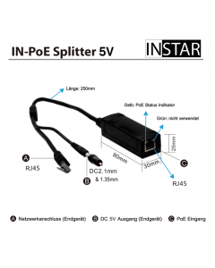 PoE-Splitter 5V