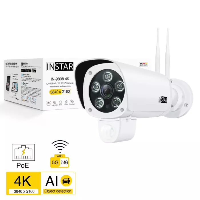 Best Smart Home camera of the year, the new INSTAR IN-9408 2K+