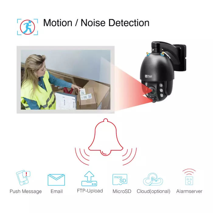 OOSSXX (4K/8.0 Megapixel & 130° Ultra Wide-Angle) 2-Way Audio PoE Outdoor Home Security Camera System Wired Outdoor Video Surveillance IP Cameras