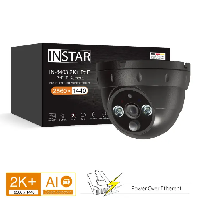 IN-8403 2K+ PoE security camera with HomeKit Secure Video, RTSP