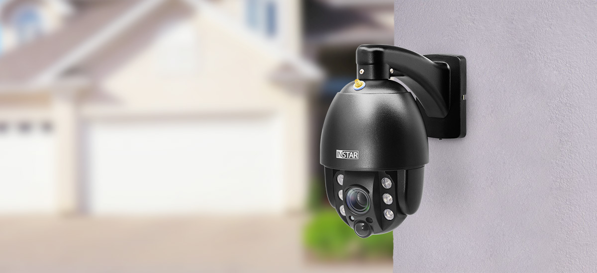 The IN-9420 2K+ is the perfect WiFi outdoor camera that is also controllable and has zoom.